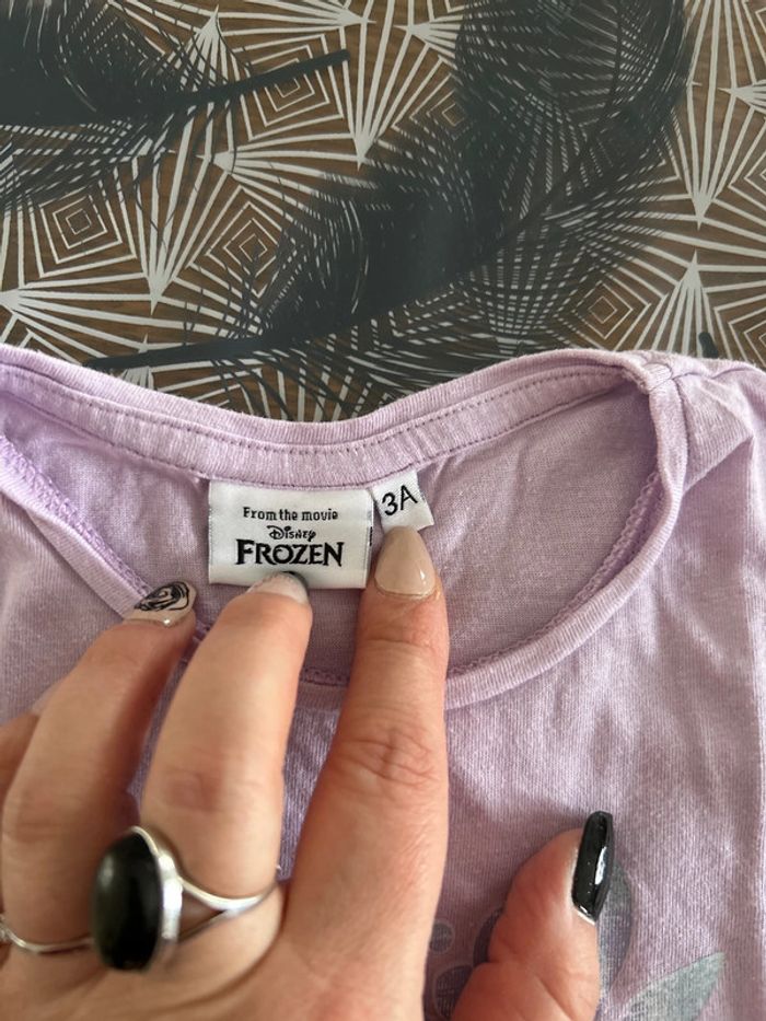 T shirt reine des neiges - photo numéro 3