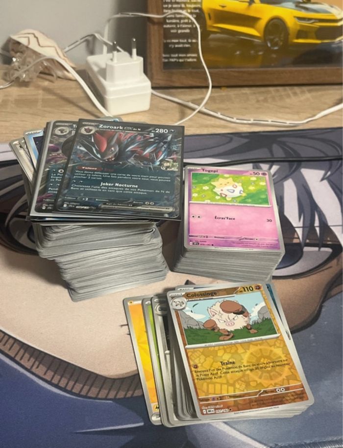 Lot 400 cartes Pokémon Ev08/Ev09/Ev10