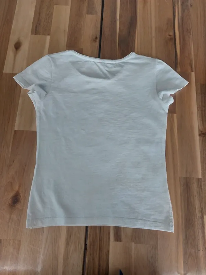 T-shirt blanc avec sequins - photo numéro 3