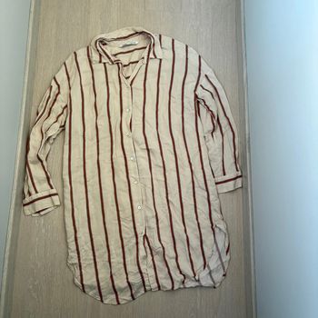 Chemise Zara rayée • 36 🌿