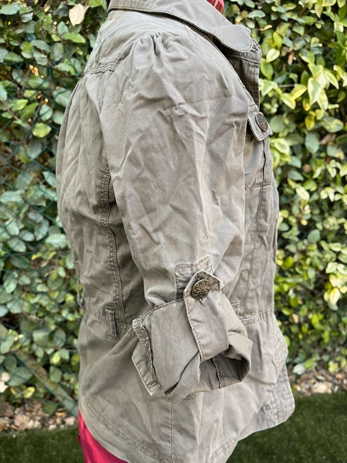 Magnifique veste kaki Okaïdi fille 8 ans - photo numéro 8