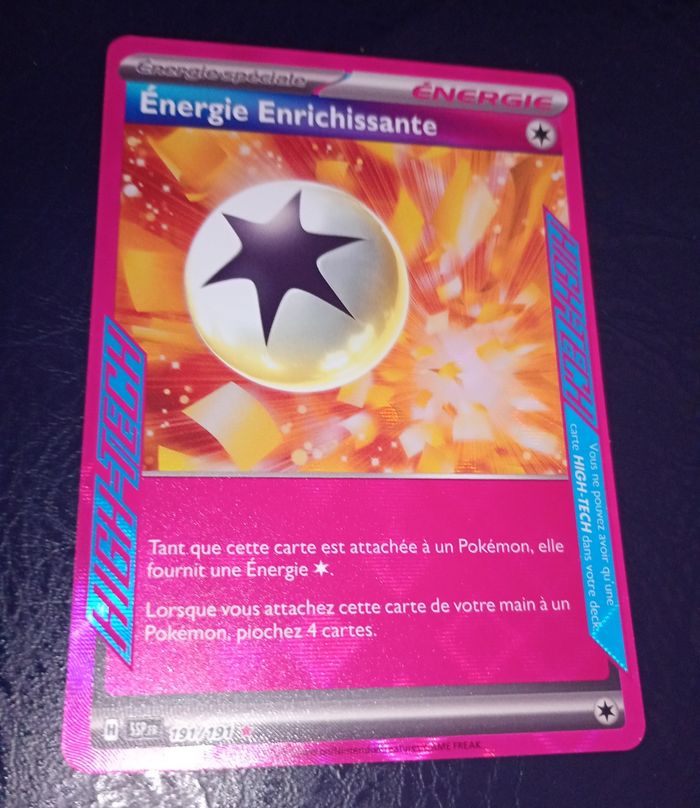 Carte pokémon Énergie Enrichissante 191/191  EV08  Étincelles Déferlantes 🇫🇷 - photo numéro 4