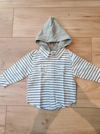 Chemise manches longues 9 mois