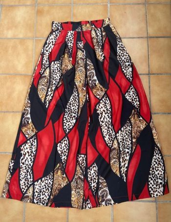 Pantalon jambe large taille s