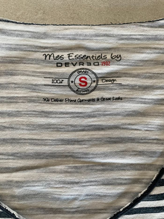 Tee shirt Devred rayé S - photo numéro 3