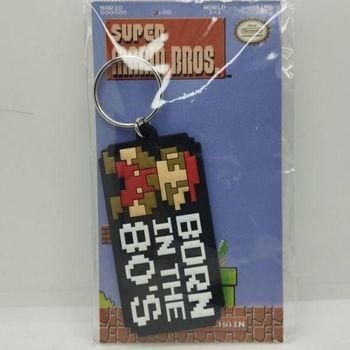 SUPER MARIO - Porte-clés caoutchouc - Born In The 80's