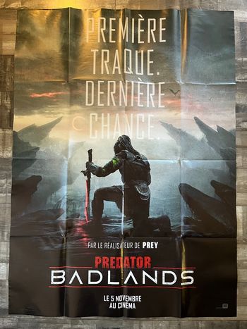 Affiche Cinema, Grand format Predator Badlands science-fiction, fantastique, Hollywood, 2025