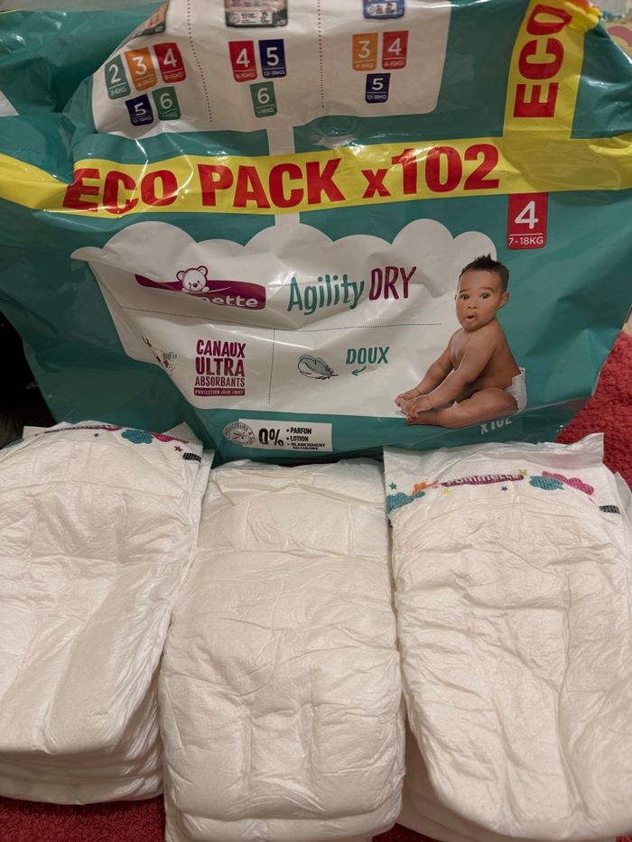 40 couches pommette taille 4 - photo numéro 3