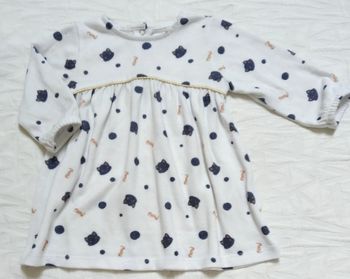 Gemo robe douce chaude chats 12 mois