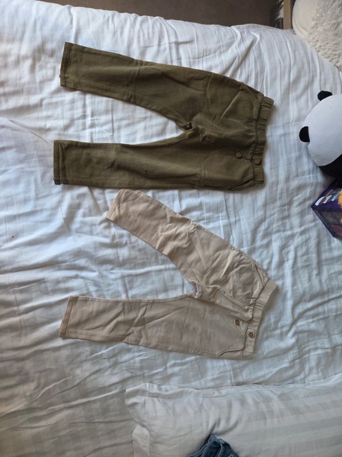 Lot 2 pantalons été verbaudet