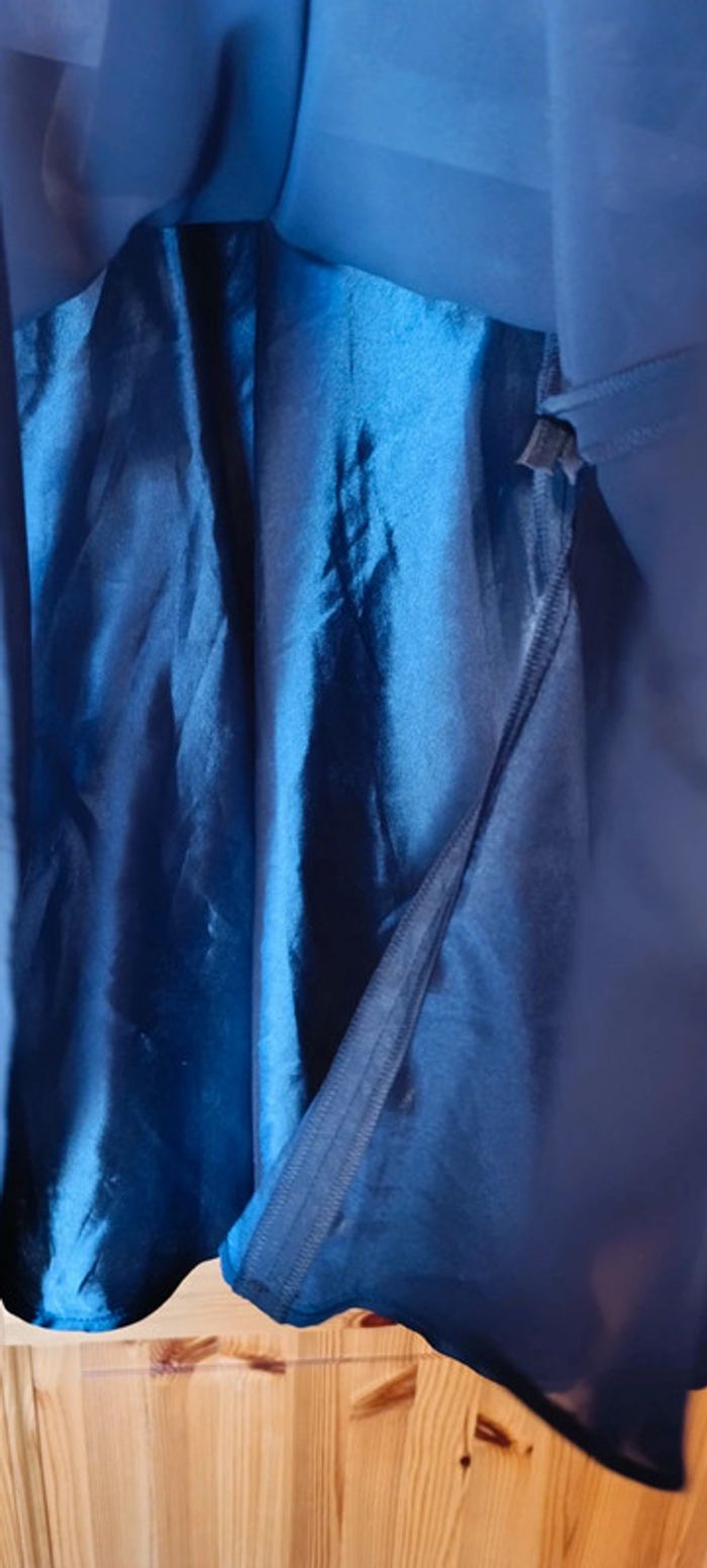 Robe bleue marine swing taille 40/L/12 - photo numéro 9