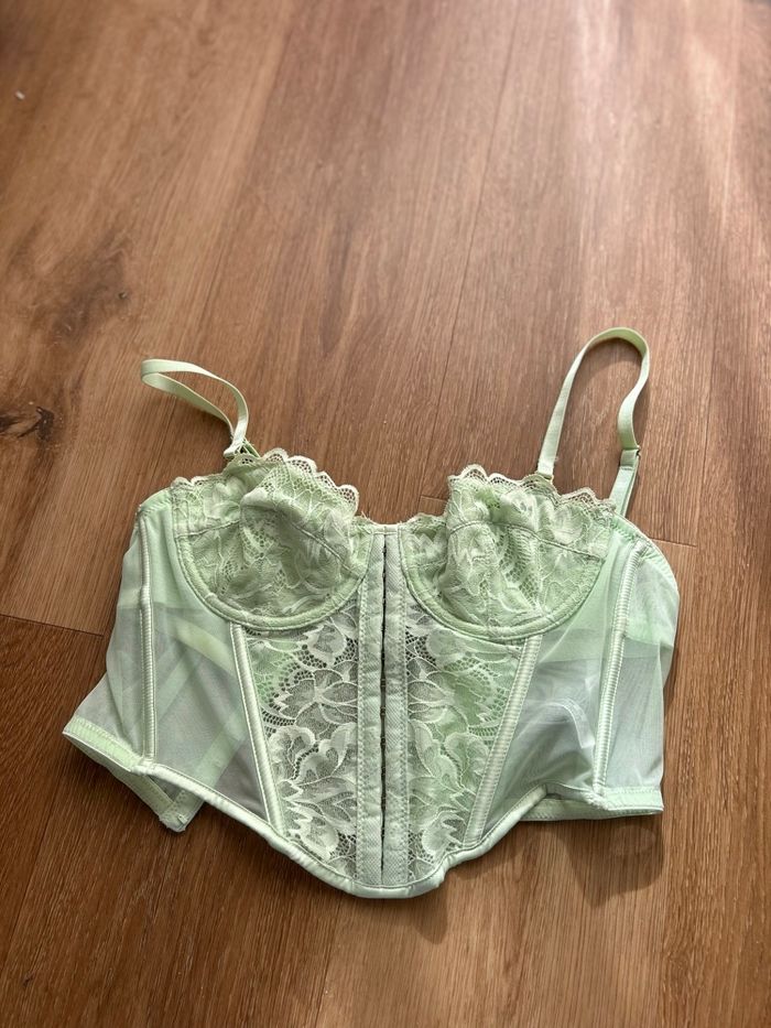 Haut corset vert primark - photo numéro 5