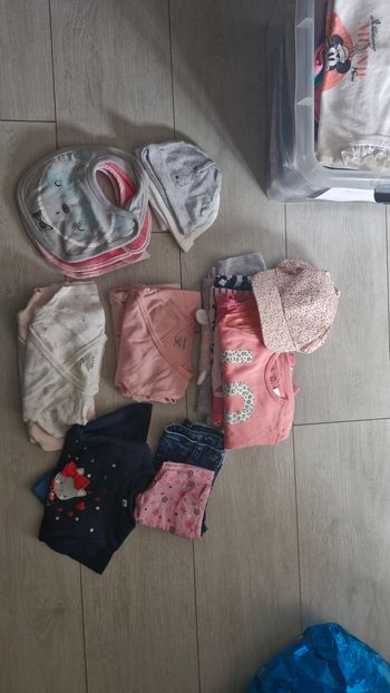 Lot 21 pièces fille naissance/3 mois 