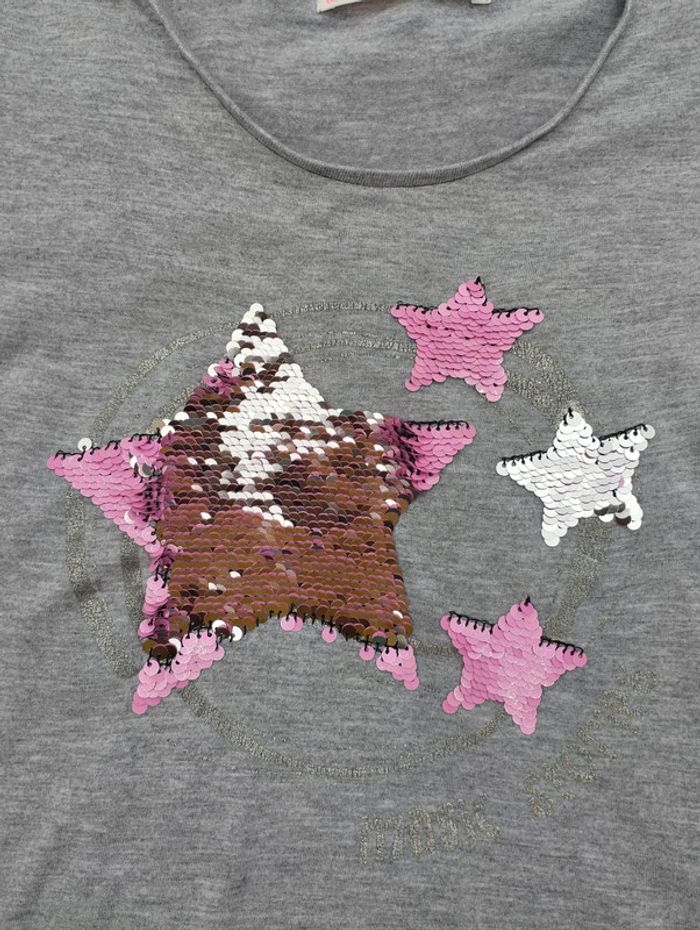 Très beau petit tee-shirt gris - photo numéro 3