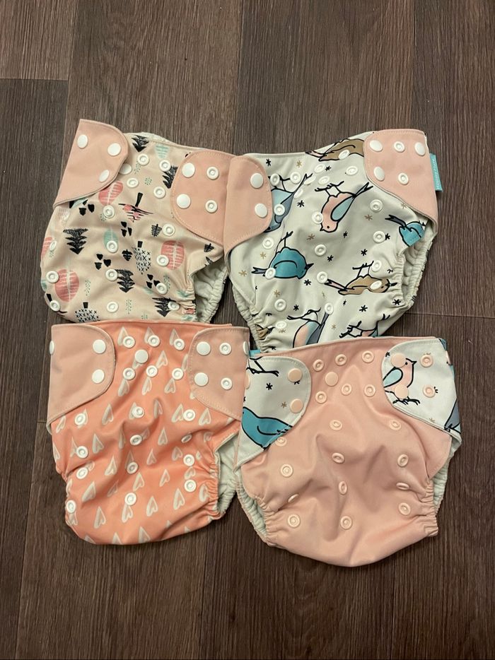 Lot de 4 couches lavables