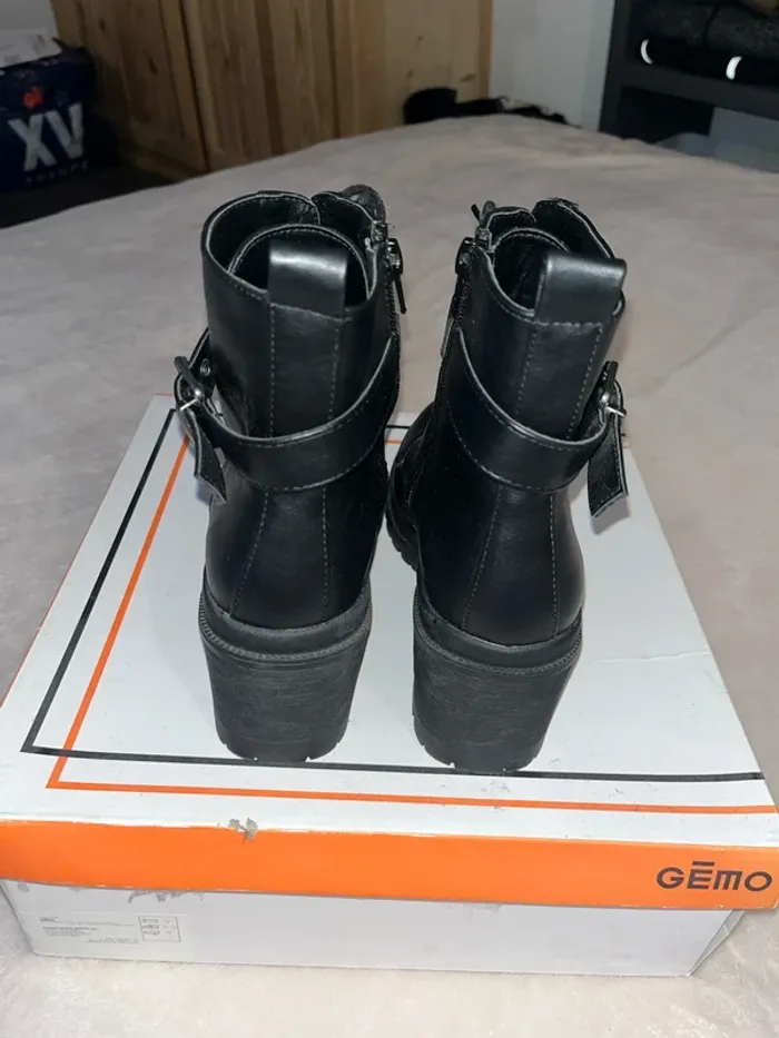 Bottines noires GÉMO - photo numéro 4