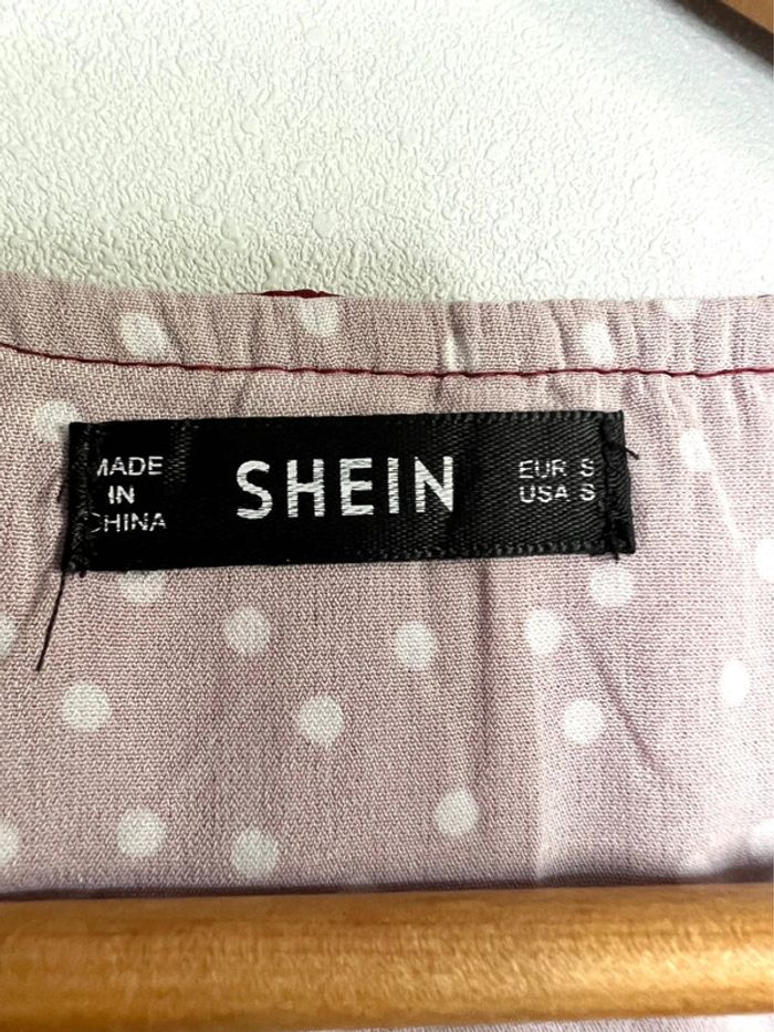Blouse manches longues Shein bordeaux - photo numéro 3
