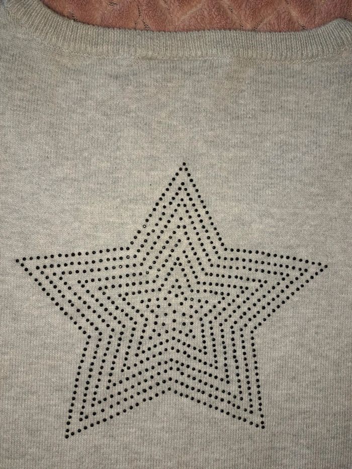 Pull sans manche gris fille 10 ans comme neuf biloo - photo numéro 3