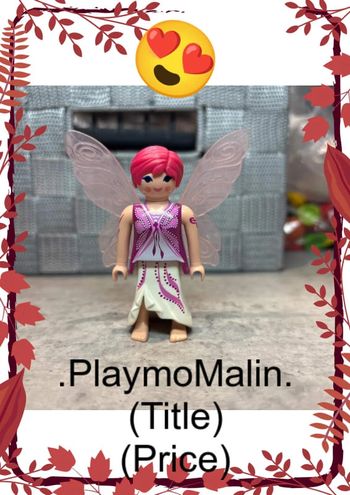 Personnage figurine fée Playmobil