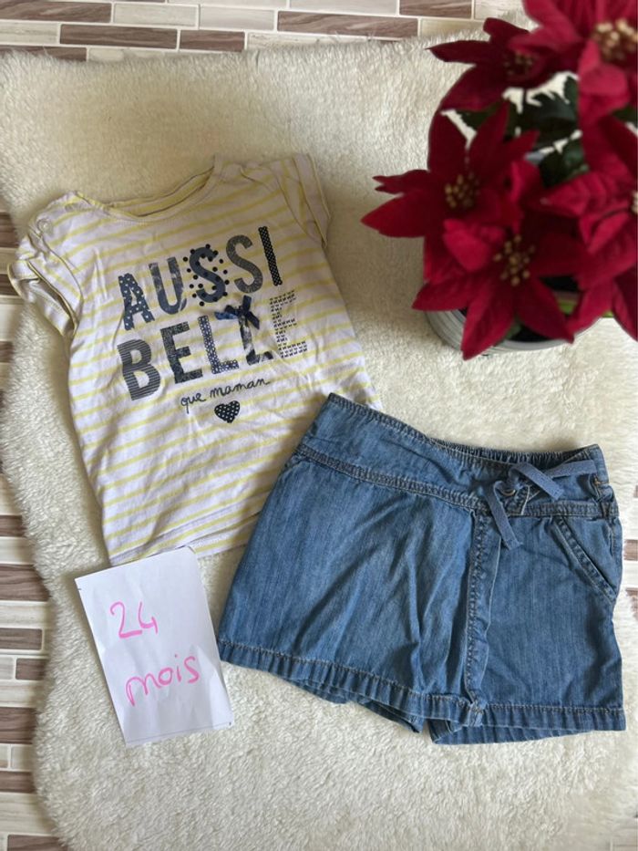 Ensemble fille ~ Gémo ~ 24 mois