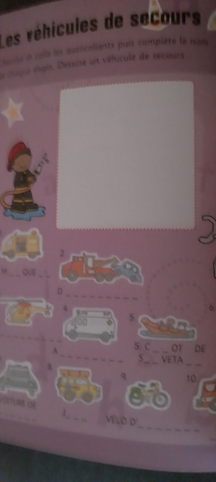 1001 autocollants Les engins - photo numéro 4