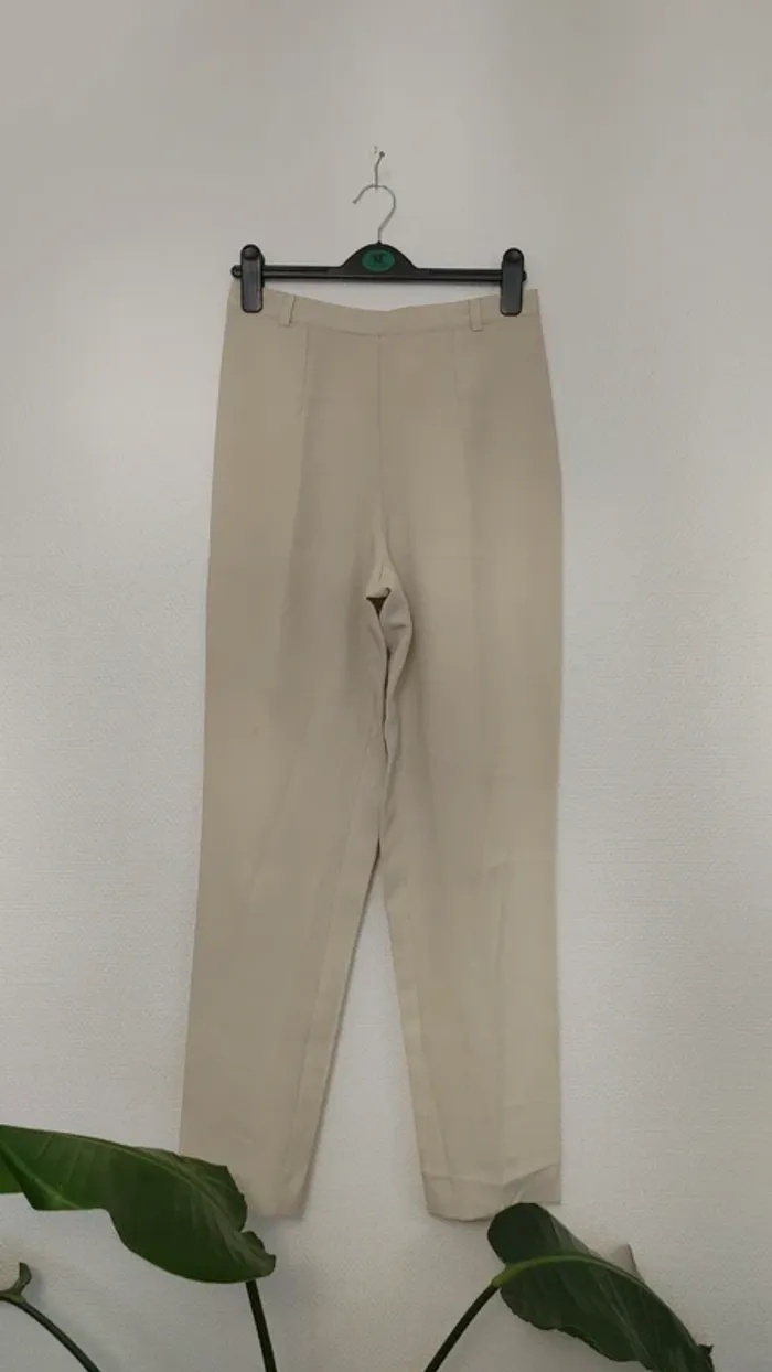 Pantalon cigarette vintage taille haute