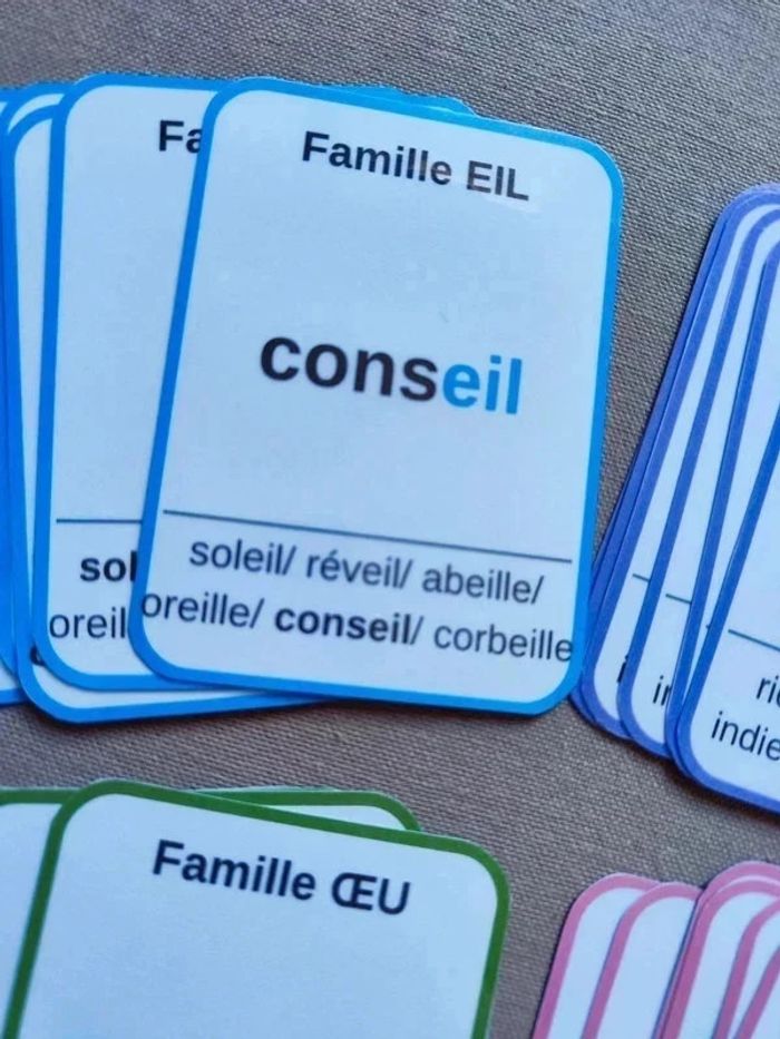 Jeu des 7 familles des sons complexes Montessori - photo numéro 2