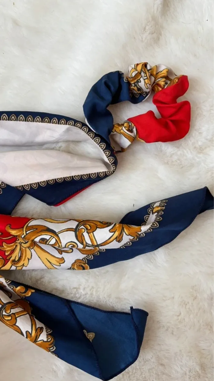 Élastique chouchou avec foulard inclus - photo numéro 2