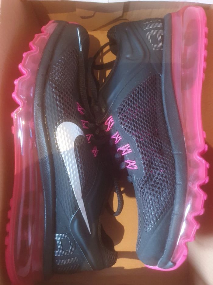 Nike Air Max 2013 "Black/Pink"(39) - photo numéro 8