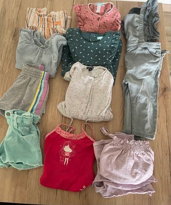 Lot vêtements fille 18 mois 