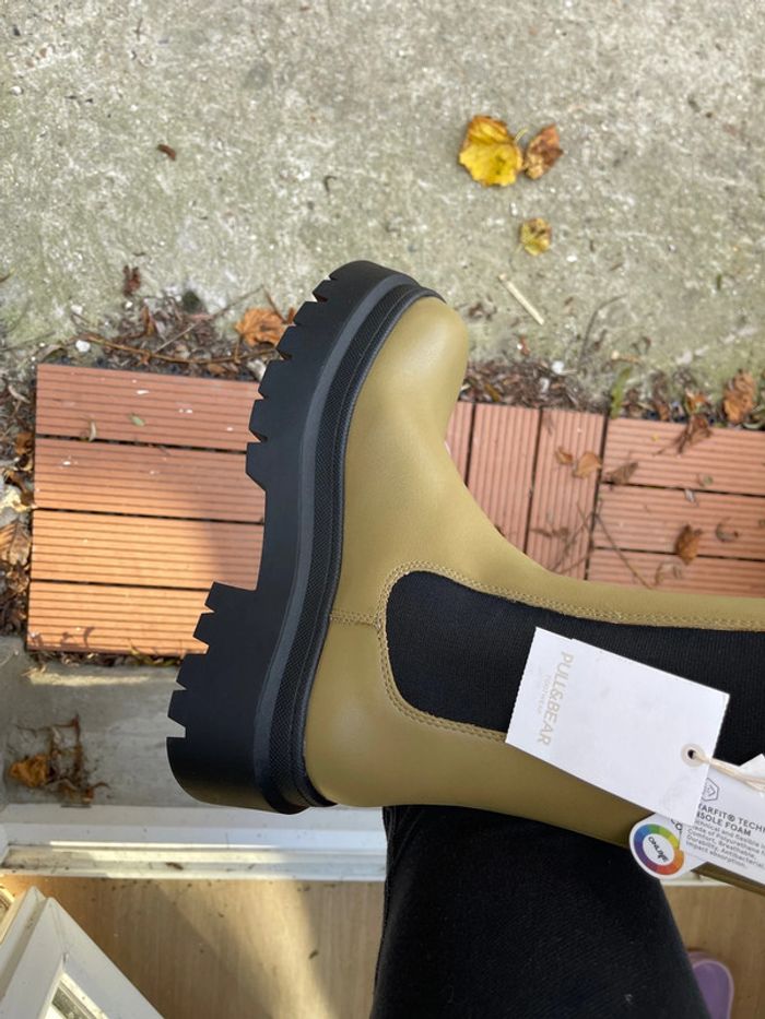 Superbes bottines pull &bear neuves avec étiquette pointure 38 - photo numéro 4