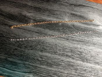 Bracelets de cheville acier doré et argenté