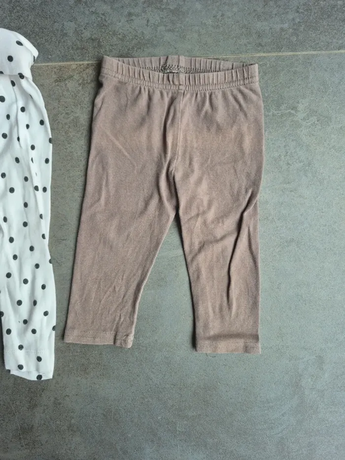 Lot 4 leggings 6 mois fille - photo numéro 6