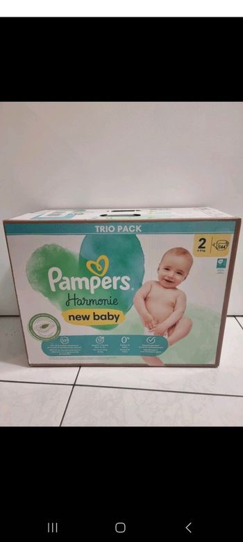 144 couches pampers Harmonie taille 2