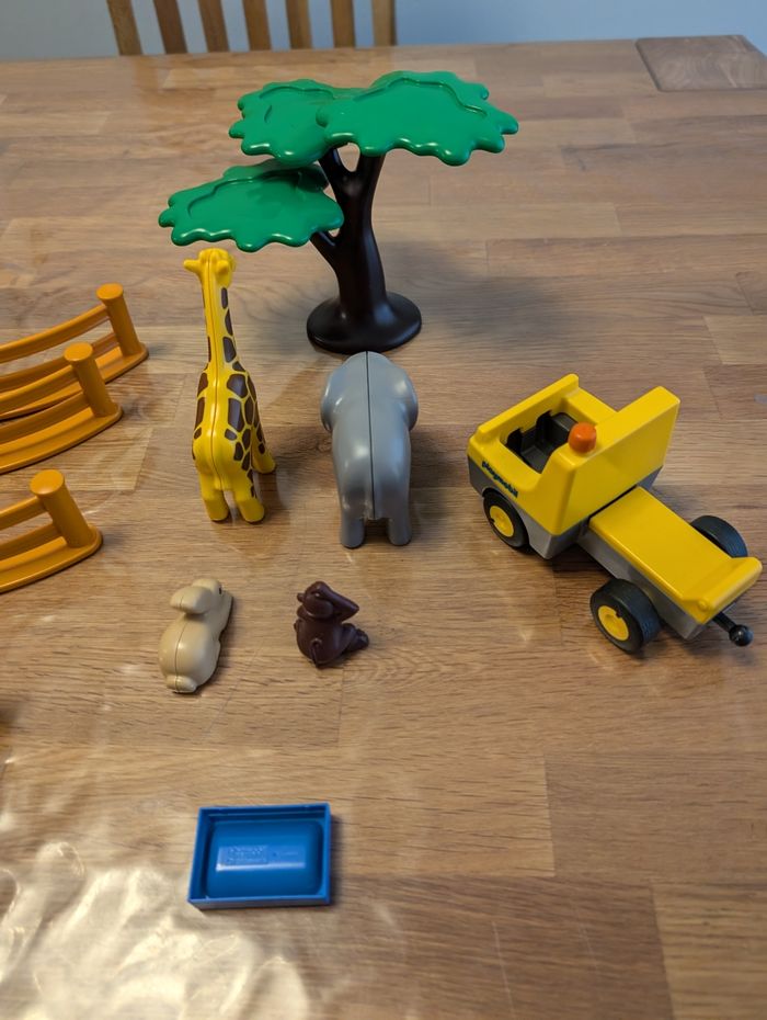 Lot 4 de playmobil 123 au zoo - photo numéro 7