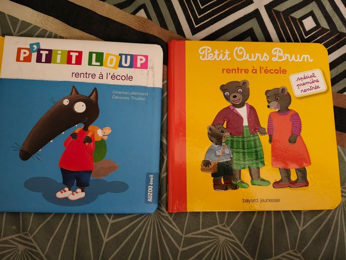 Lot livres enfants pour préparer à l'école