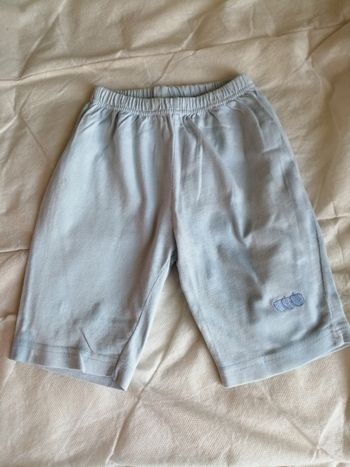 Short bleu ciel 2 ans 3 pommes