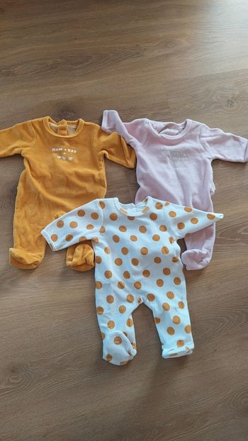 Babygros 1 mois 54 cm