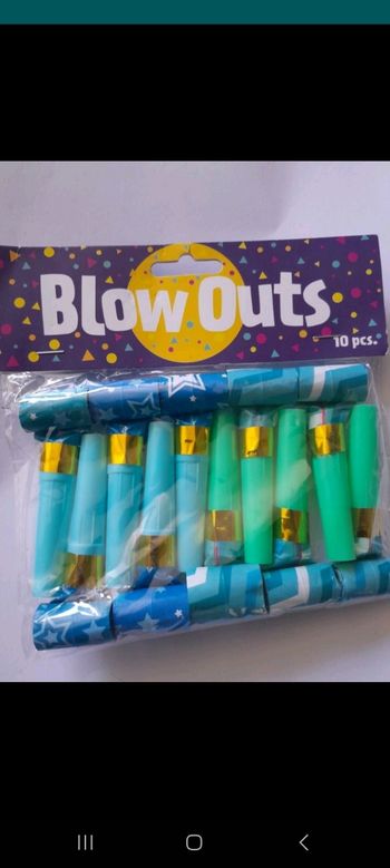 Accessoires de fête lot de 10 sans-gènes