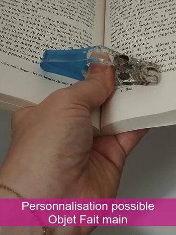 Fait main Support de Pouce de Lecture en résine abr038