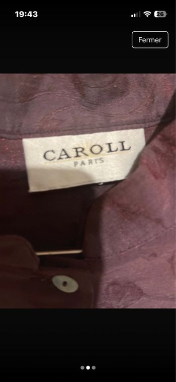 Chemise Caroll 