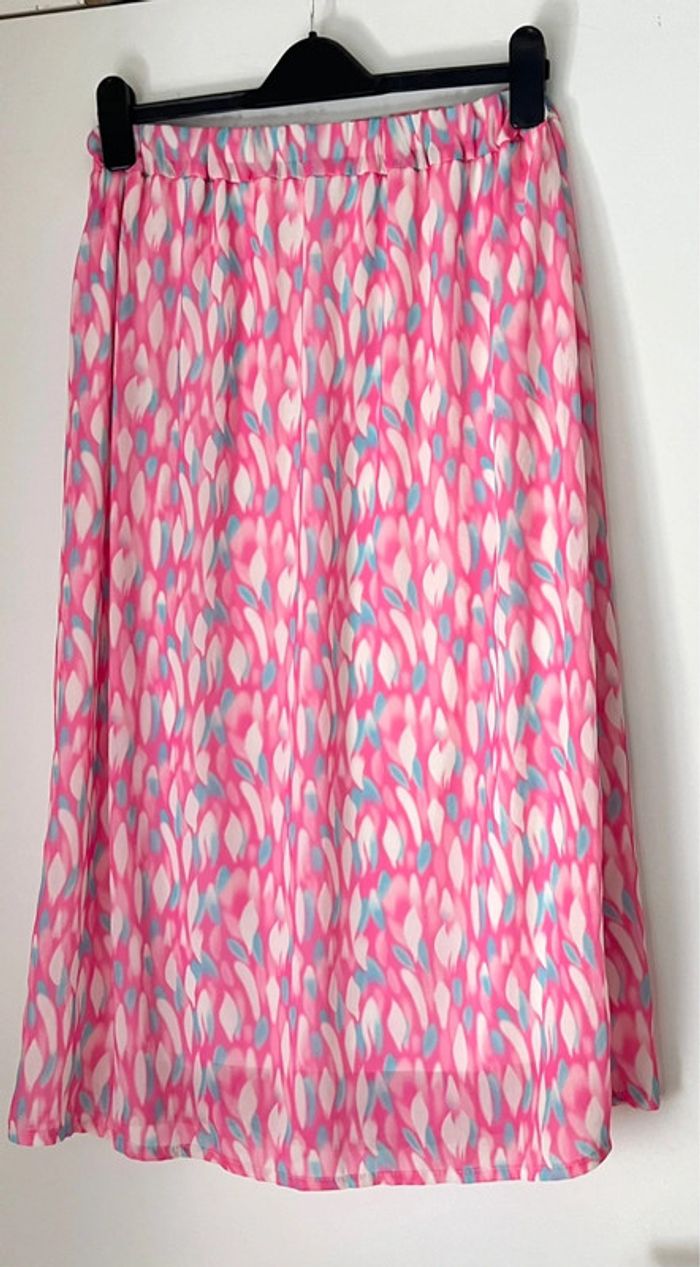 Jupe fendu imprimée taille 38/40