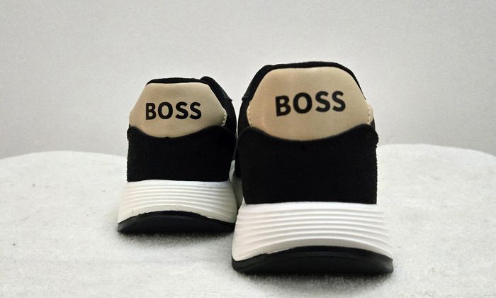Hugo Boss Kids – Baskets BOSS logo noir/blanc – Pointure 29 - photo numéro 6