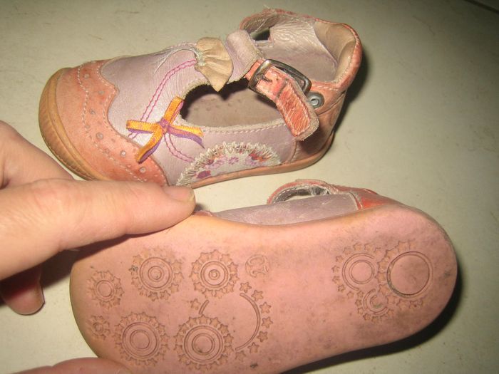 chaussure mi saison cuir fille taille 20 - photo numéro 2