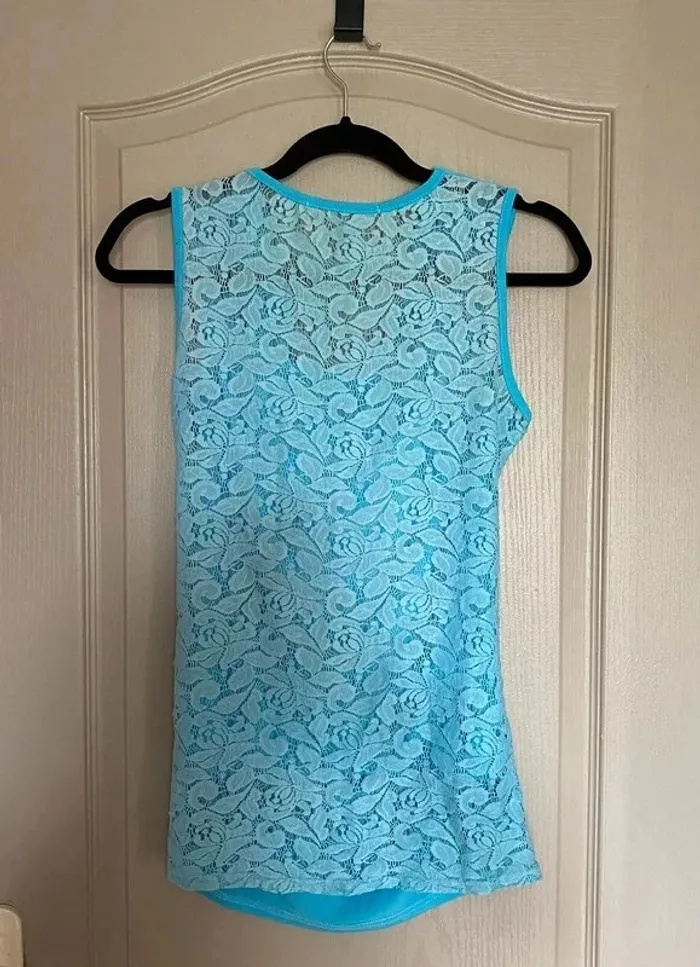 Top bleu Taille S - photo numéro 2