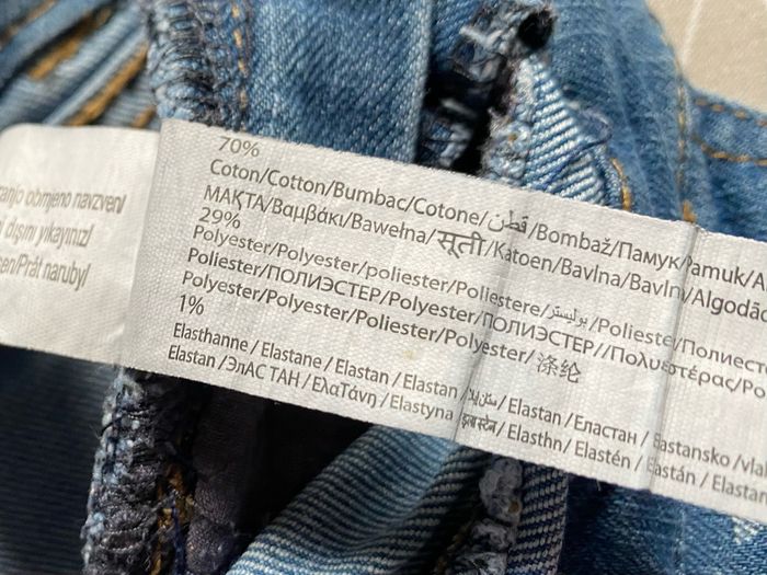 Jupe salopette en jeans étoilé 6 mois Tape à l’œil - photo numéro 5