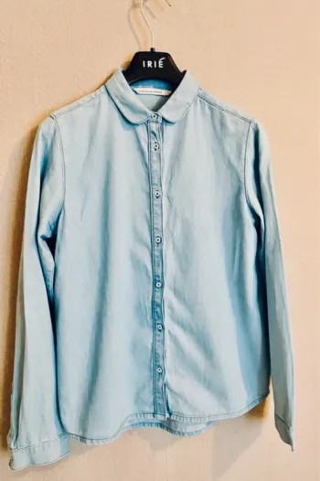 Chemise fille jeans - rentrée