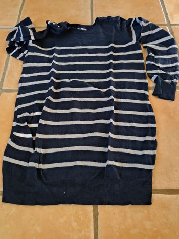 Pull marinière grossesse