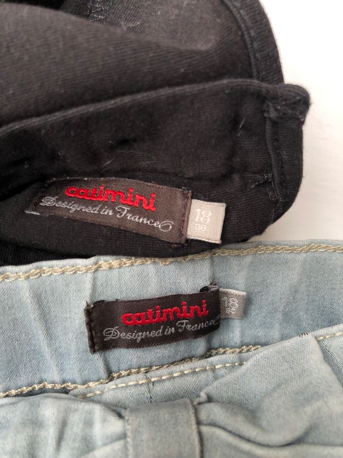 Ensemble t-shirt + pantalon Catimini 18 mois - photo numéro 3