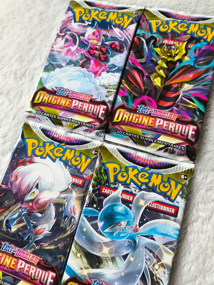 Artset Pokémon Origine Perdue – 4 Boosters Épée & Bouclier - photo numéro 2
